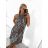 Women's short summer icecool sleeveless dress (S/M ONE SIZE) ITALIAN FASHION IMM23177