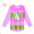 T-shirt with long sleeves children's girls girls (98-128) KUGO JC0720