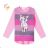 T-shirt with long sleeves children's girls girls (98-128) KUGO JC0720