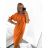 Women's elegant party long sleeve dress (S/M ONE SIZE) ITALIAN FASHION IM322282 S/M fuchsia