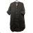 Oversize 3/4 Sleeve Women's Plus Size Shirt Dress (L/XL/2XL ONE SIZE) ITALIAN FASHION IM723ANNA