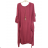 Women's Short Sleeve Oversized Dress (S/M ONE SIZE) ITALIAN FASHION IMWY23061