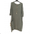 Women's Short Sleeve Oversized Dress (S/M ONE SIZE) ITALIAN FASHION IMWY23061