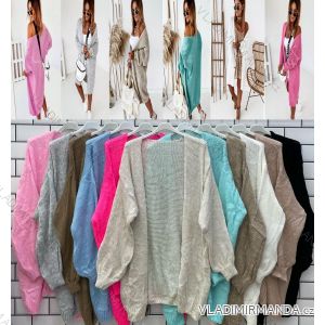 Women's Long Sleeve Knitted Cardigan (S/M ONE SIZE) ITALIAN FASHION IMWPO232717