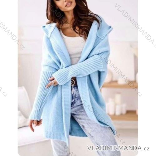 Women's Long Sleeve Knitted Cardigan (S/M ONE SIZE) ITALIAN FASHION IMWD232740