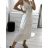 Women's Summer Lace Boho Strapless Dress (S/M ONE SIZE) ITALIAN FASHION IMPLI2490687