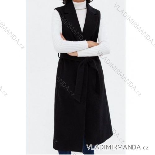 Women's Sleeveless Vest Coat (S/M ONE SIZE) ITALIAN FASHION IMWC232774