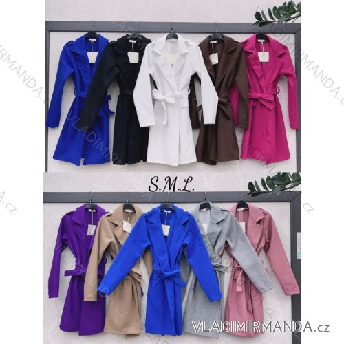 Women's Fluffy Long Sleeve Coat (SML) ITALIAN FASHION IMWB232776