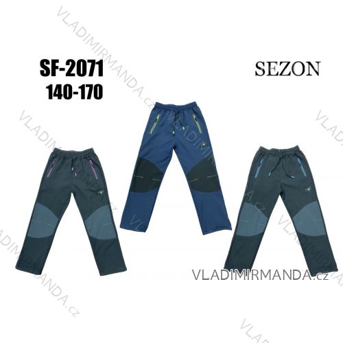 Warm softshell pants children's girls and boys (134-164) SEZON SEZ2SF-1993