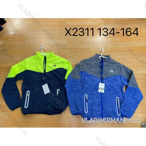 Junior boys' zip-up sweatshirt (134-164) SEASON SEZ22L-3371