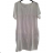 Casual Dress Classic Short Sleeve Women's Plus Size (L/XL/2XL ONE SIZE) ITALIAN FASHION IM723060