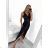 Elegant formal dress with straps for women (S / M ONE SIZE) ITALIAN FASHION IM321576