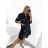Women's Short Sleeve Shirt Dress (S / M ONE SIZE) ITALIAN FASHION IM422633