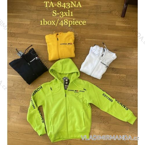 Mikina na zip s kapucí dlouhý rukáv pánská (S-3XL) TA FASHION TAF23TA-843NU