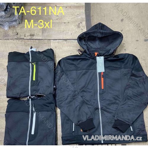 Mikina na zip s kapucí dlouhý rukáv pánská (M-3XL) TA FASHION TAF23TA-611NA