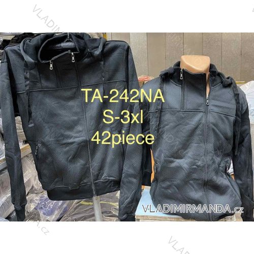 Mikina na zip s kapucí dlouhý rukáv pánská (S-3XL) TA FASHION TAF23TA-242NA