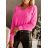 Women's Long Sleeve Sweater (S/M ONE SIZE) ITALIAN FASHION IMWE233029