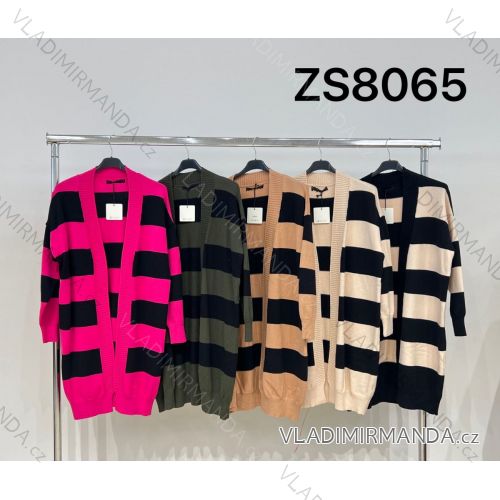 Women's Long Sleeve Knitted Cardigan (S/M ONE SIZE) ITALIAN FASHION IMWPO232717