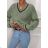 Women's Short Sleeve Turtleneck Knitted Sweater (S/M ONE SIZE) ITALIAN FASHION IMWE232769