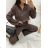 Women's Knitted Sweater Dress Set (S/M ONE SIZE) ITALIAN FASHION IMWE223972