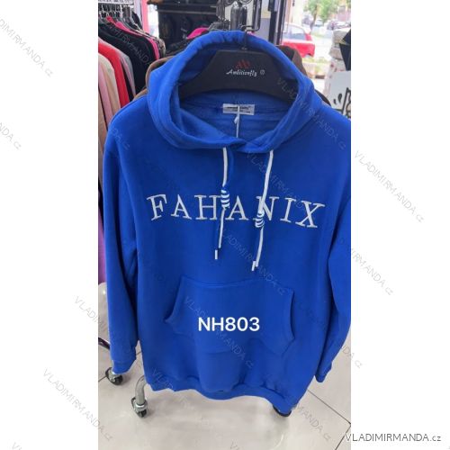 Mikina dlouhý rukáv dámská (M/L, XL/2XL) ITALSKÁ MODA AMB233035