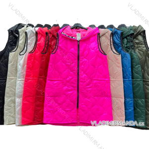 Women's vest with hood (M/L/XL ONE SIZE) ITALIAN FASHION IM422888