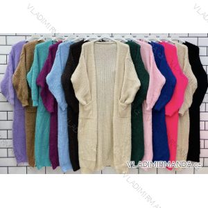 Women's Long Sleeve Knitted Cardigan (S/M ONE SIZE) ITALIAN FASHION IMWPO232716