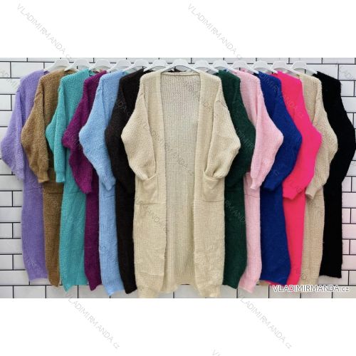 Women's Long Sleeve Knitted Cardigan (S/M ONE SIZE) ITALIAN FASHION IMWPO232716