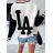 Women's Long Sleeve Button Up Sweater (S/M ONE SIZE) ITALIAN FASHION IMM23603