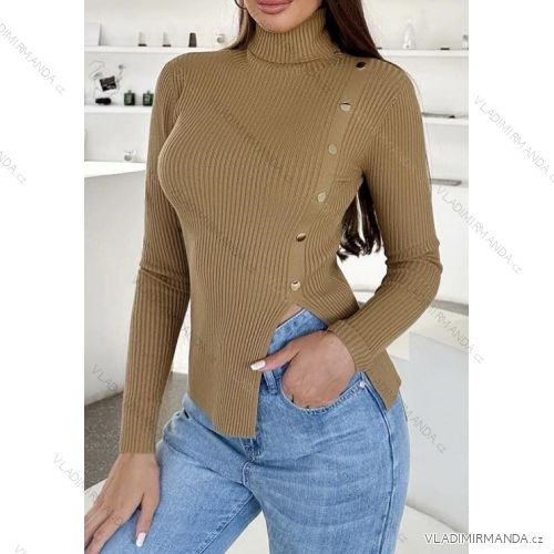 Women's Long Sleeve Sweater (S / M / L one size) ITALIAN FASHION IMWA214327