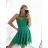 Elegant formal dress with straps for women (S / M ONE SIZE) ITALIAN FASHION IM321576