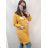 Women's Casual Long Sleeve Dress (2XL/3XL ONE SIZE) ITALIAN FASHION IMD23595