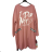 Women's Casual Long Sleeve Dress (2XL/3XL ONE SIZE) ITALIAN FASHION IMD23595