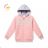 Zip-up long-sleeve children's girls' sweatshirt (98-128) KUGO FM8780/D