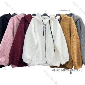 Cardigan / Hoodie Cotton Ladies (uni M / XL) Italian Fashion IM420360