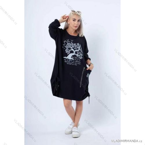 Casual Short Sleeve Dress (UNI S-L) ITALIAN FASHION IMD20328