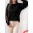 Knitted sweater thin turtleneck long sleeve women (L / XL ONE SIZE) ITALIAN FASHION IMD211110