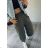 Women's Elegant Oversize Long Sweatpants (S/M/L ONE SIZE) ITALIAN FASHION IMD23634