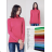 Women's Long Sleeve Knitted Turtleneck Sweater (S/M ONE SIZE) ITALIAN FASHION IMPLI23912