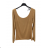 Women's Stand Collar Long Sleeve Knitted Sweater (S/M ONE SIZE) ITALIAN FASHION IMPLI228596