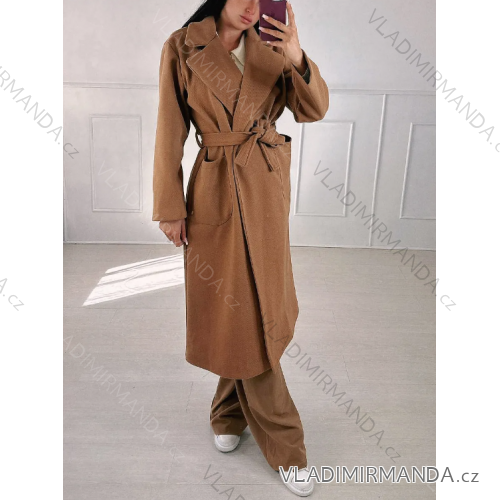 Women's Fluffy Long Sleeve Coat (S/M ONE SIZE) ITALIAN FASHION IMPBB23D234010