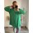 Tunika dlouhý rukáv dámská nadrozměr (3XL/4XL ONE SIZE) ITALSKÁ MÓDA IMWQ21199 black 3xl / 4xl