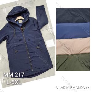 Kabát parka podzimní dámský nadrozměr (XL-5XL) POLSKÁ MÓDA PMWMN23MM217