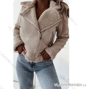 Women's Fluffy Long Sleeve Coat (SL) ITALIAN FASHION IMWL22047