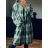 Women's Plus Size Flannel Long Sleeve Coat (S/M/L/XL/2XL ONE SIZE) ITALIAN FASHION IMD23747