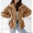 Women's Fluffy Coat (S/M ONE SIZE) ITALIAN FASHION IMWB23564