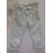 Trousers Canvas Thong Summer 3/4 Short Ladies (42-52 / Gray) SMILING JEANS N346
