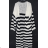 Women's Stripe Long Sleeve Cardigan (S/M ONE SIZE) ITALIAN FASHION IMPBB23J23028