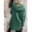 Women's Long Sleeve Sweatshirt (S/M ONE SIZE) ITALIAN FASHION IMWE232867