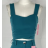 Tílko croptop na ramínka dámské (S/M ONE SIZE) ITALSKÁ MÓDA IMPBB23D03018